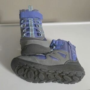 Merrell Winter Boots Polar Trekker Purple Weatheready Insulated Snow Boot, kid 3